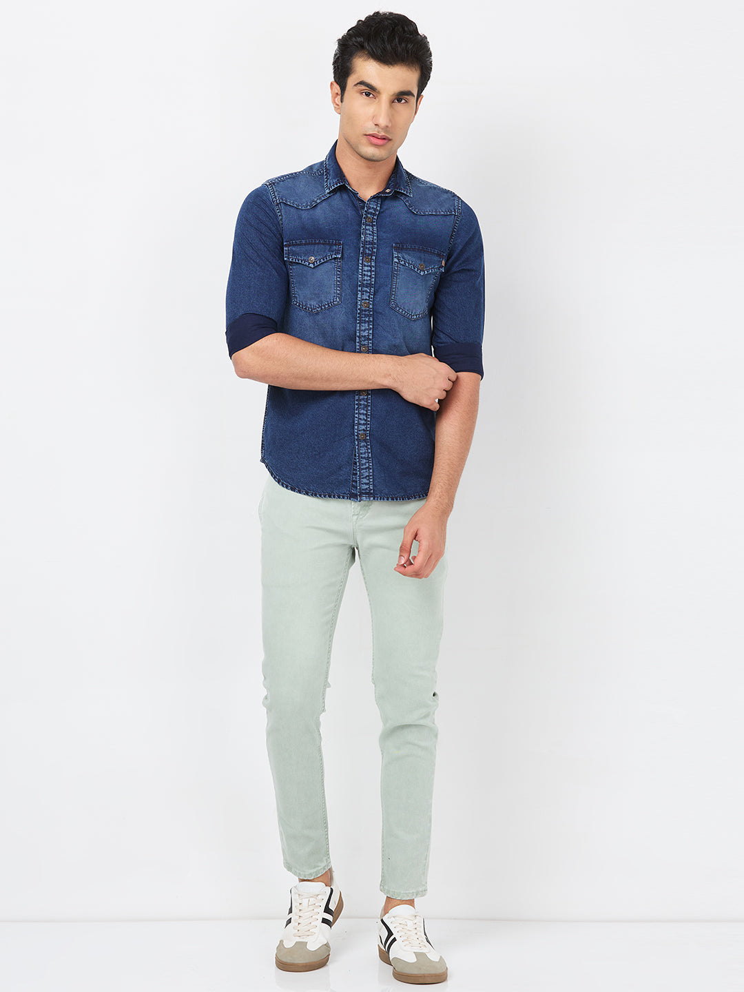 Killer Men Light Green Solid Cargo