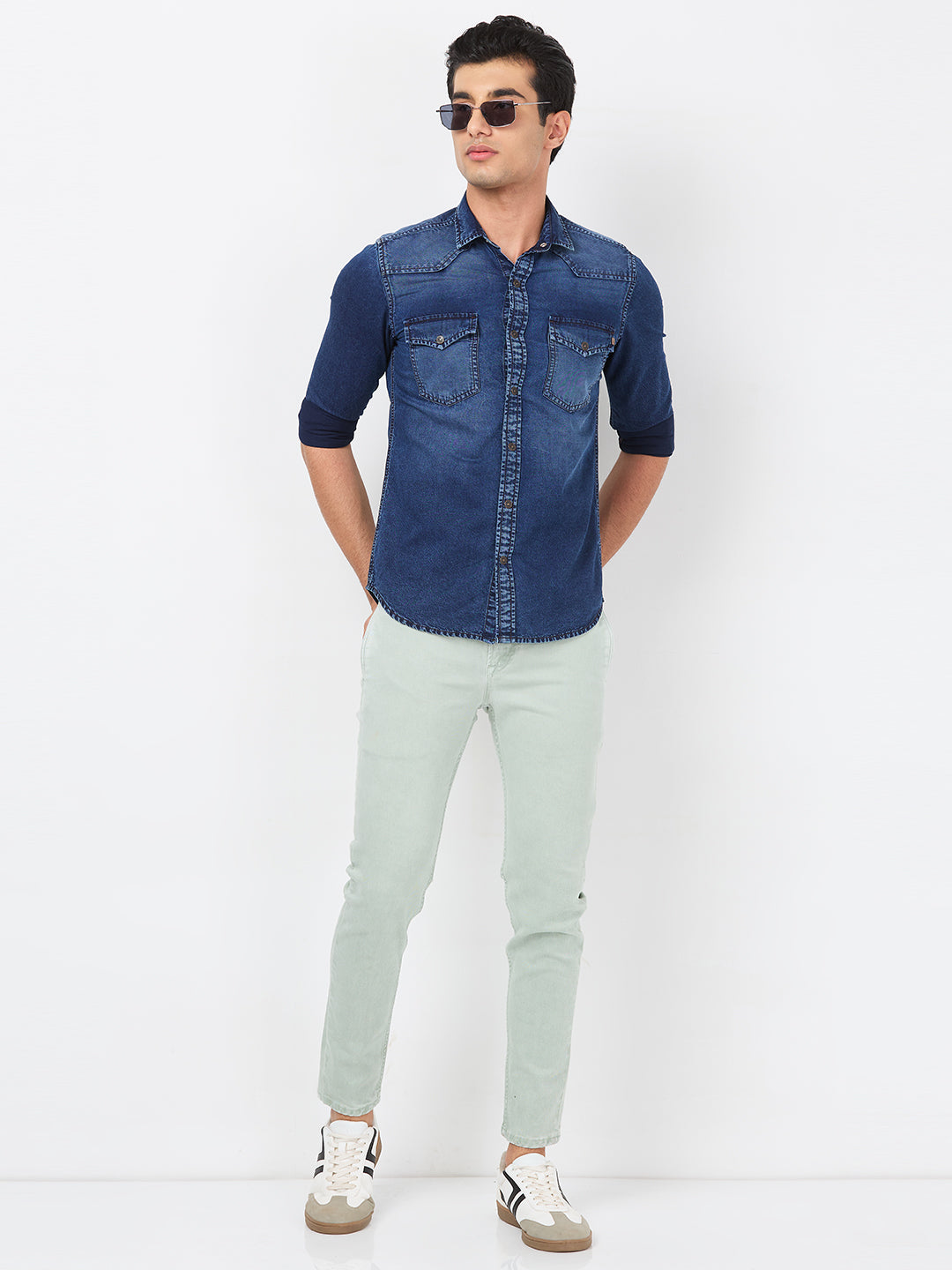 Killer Men Light Green Solid Cargo