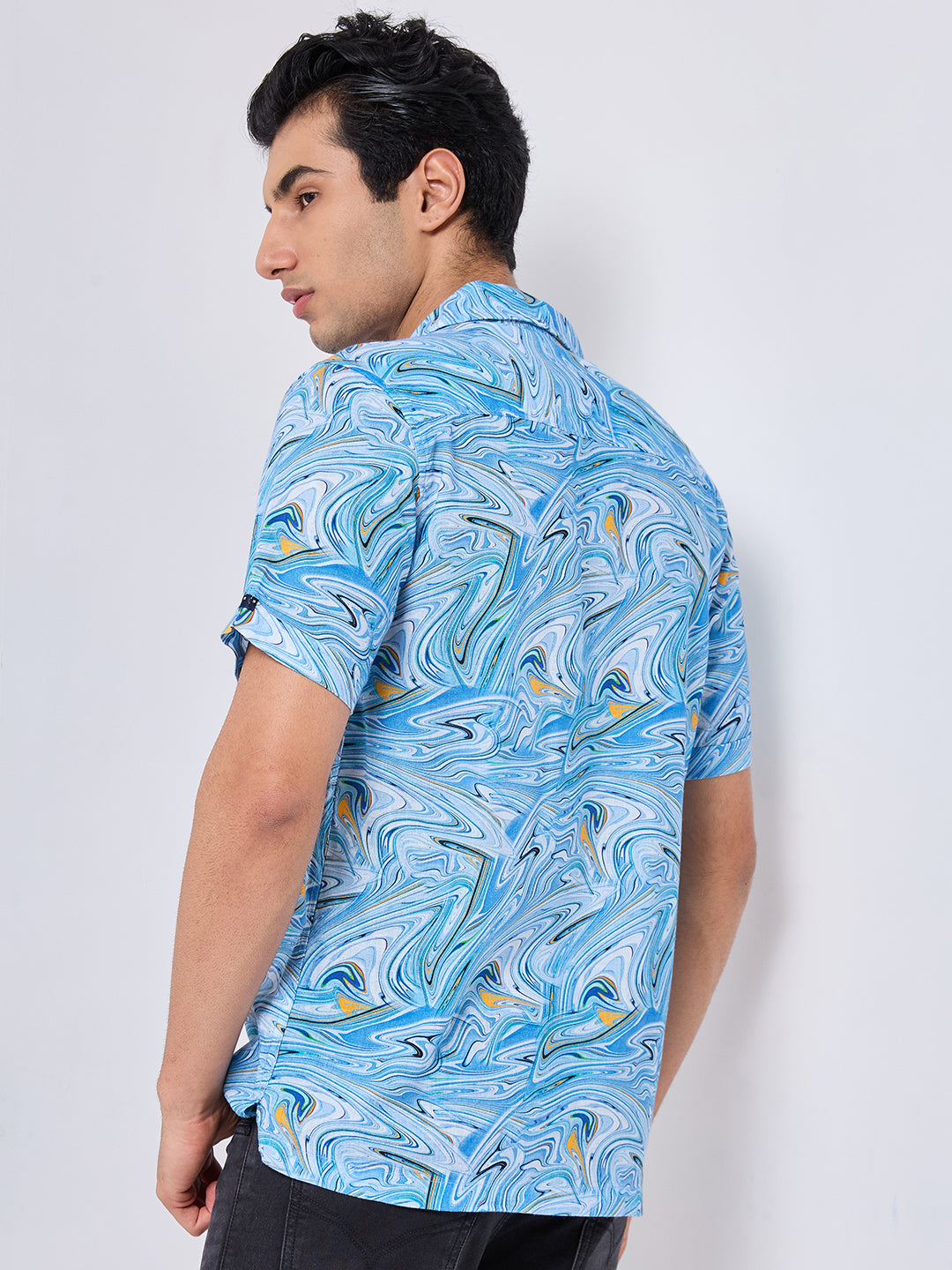 Killer Men Printed Half Sleeve Regular Fit Shirts