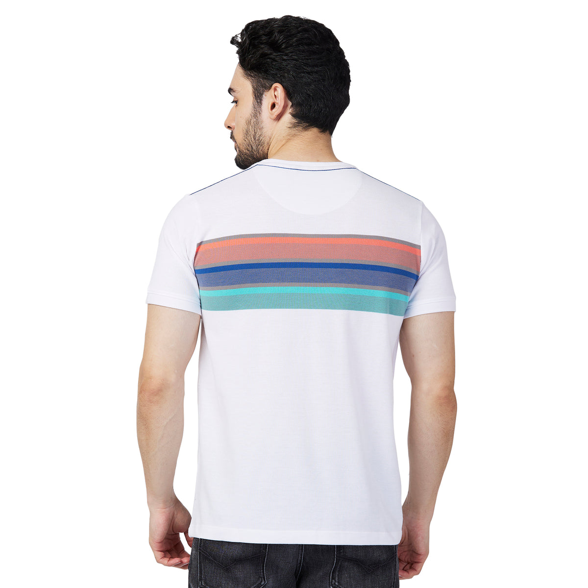 Killer Men White Printed Slim Fit T-Shirt