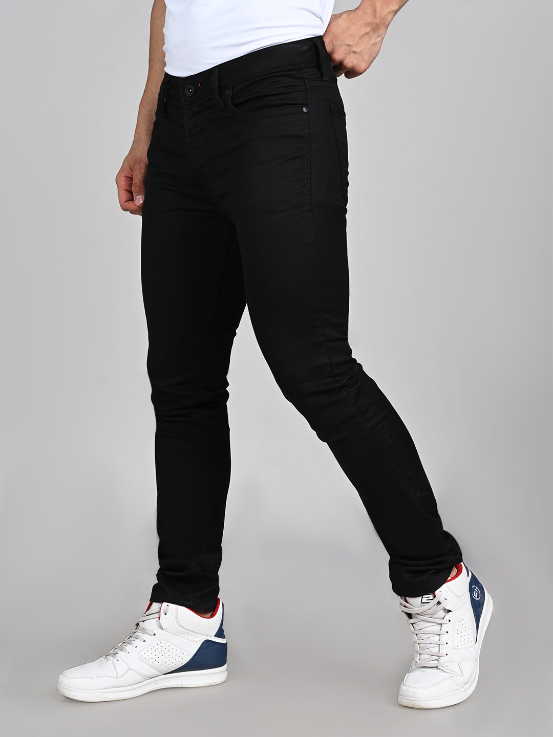 Killer Men Black Solid Slim Fit Jeans