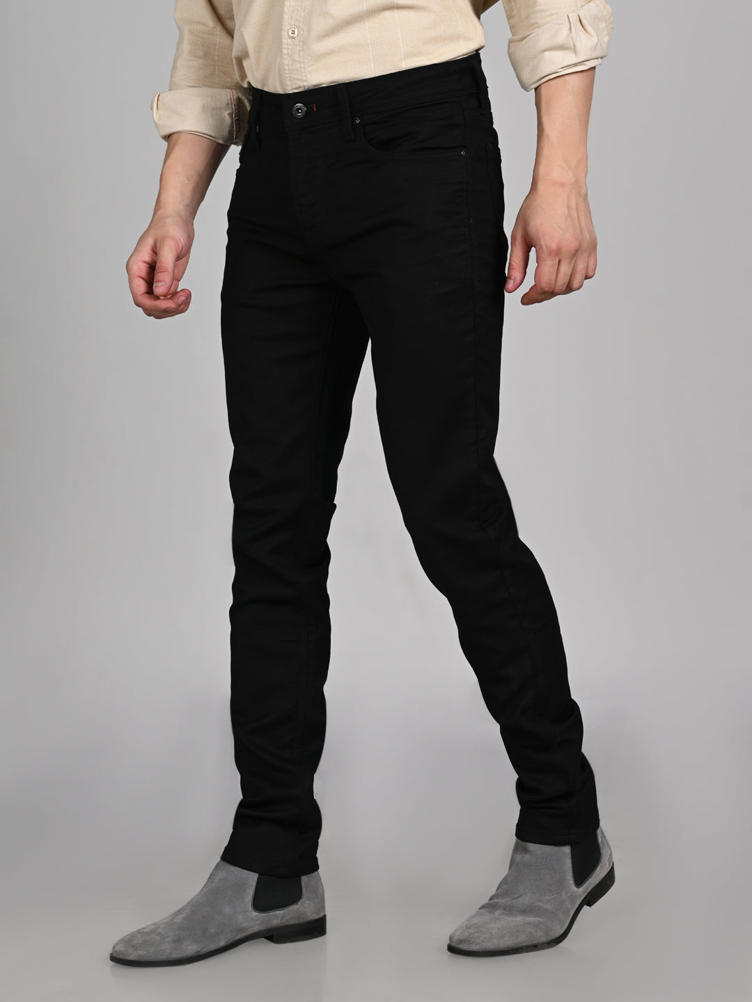Killer Men Black Solid Slim Fit Jeans