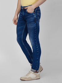 Killer Men Blue Solid Slim Fit Jeans