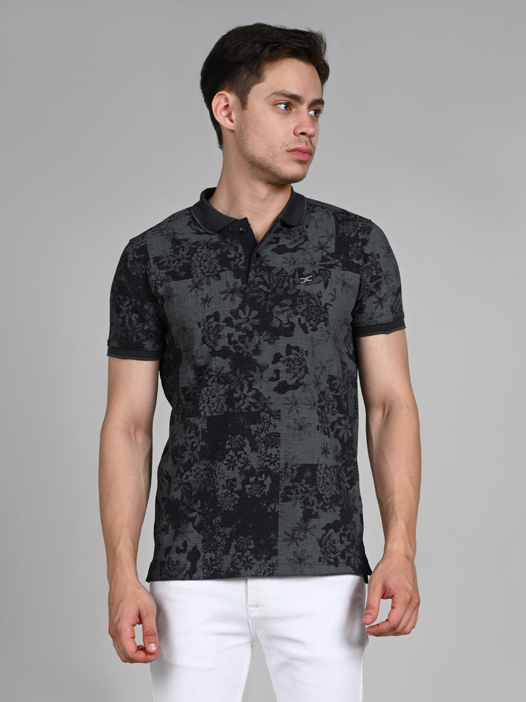 Killer Men Black Printed Slim Fit T-Shirt