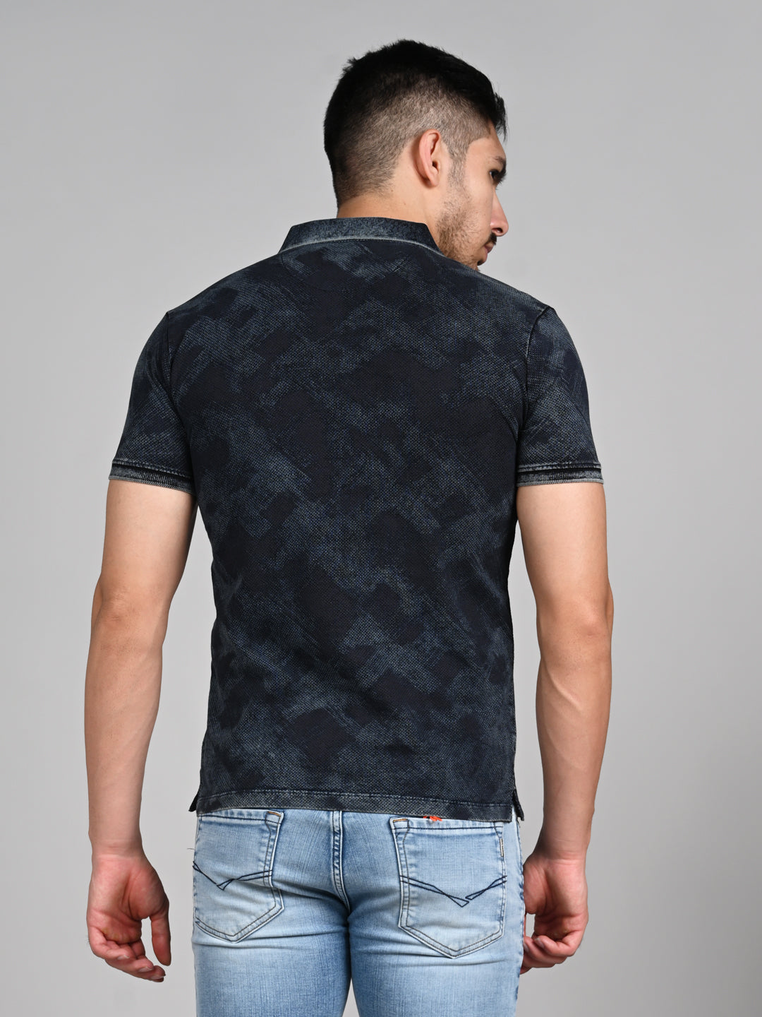 Killer Men Black Printed Slim Fit T-Shirt