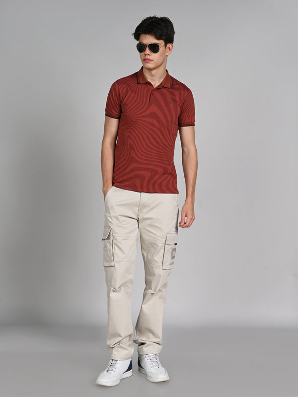 Killer Men Rust Printed Slim Fit T-Shirt