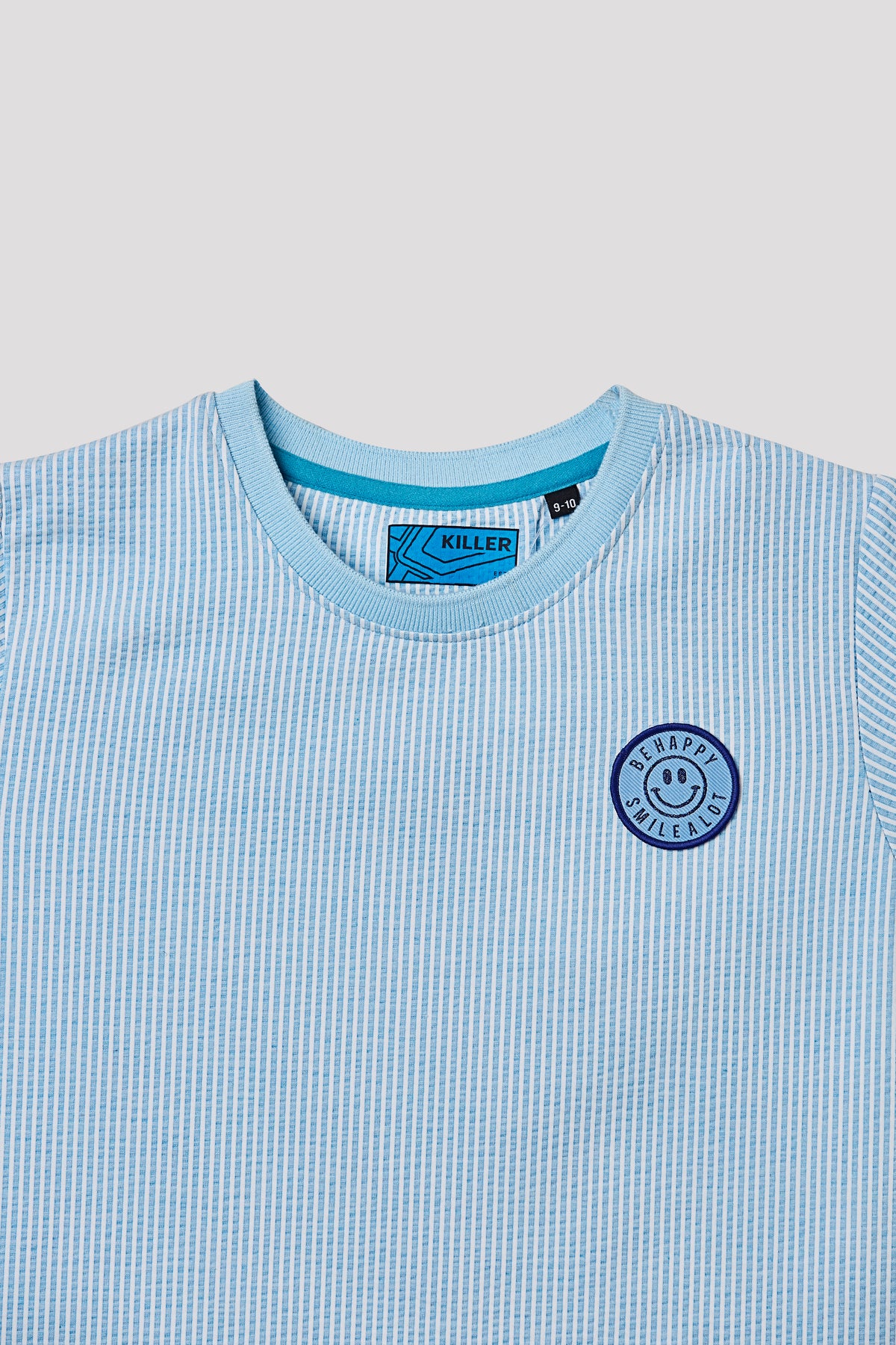 Junior Killer Light Blue Slim Fit Printed T-Shirts