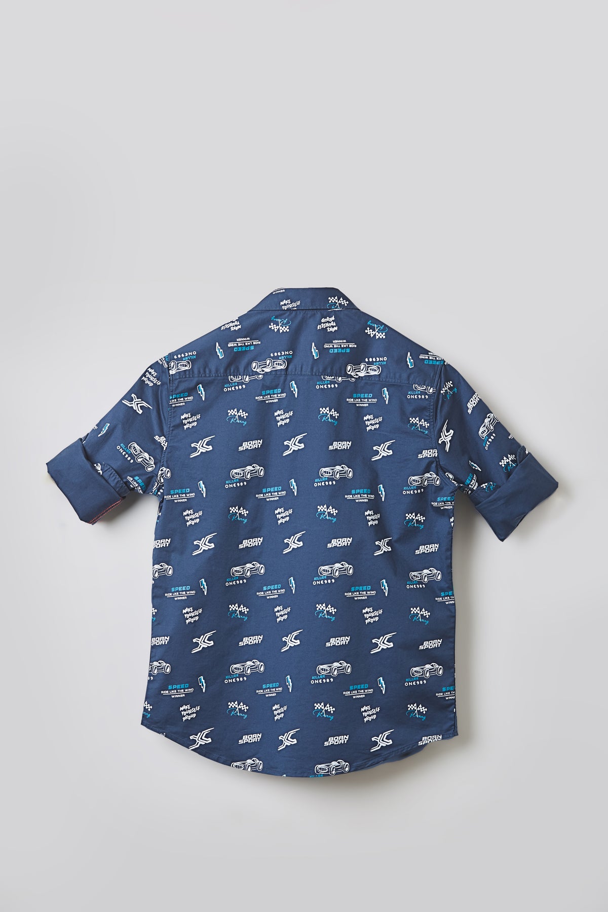 Junior Killer Blue Slim Fit Shirts