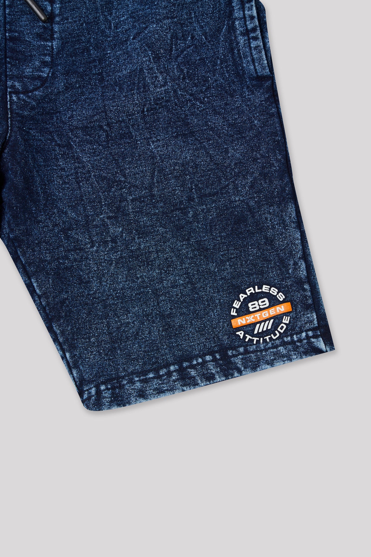 Junior Killer Dark Blue Solid Shorts