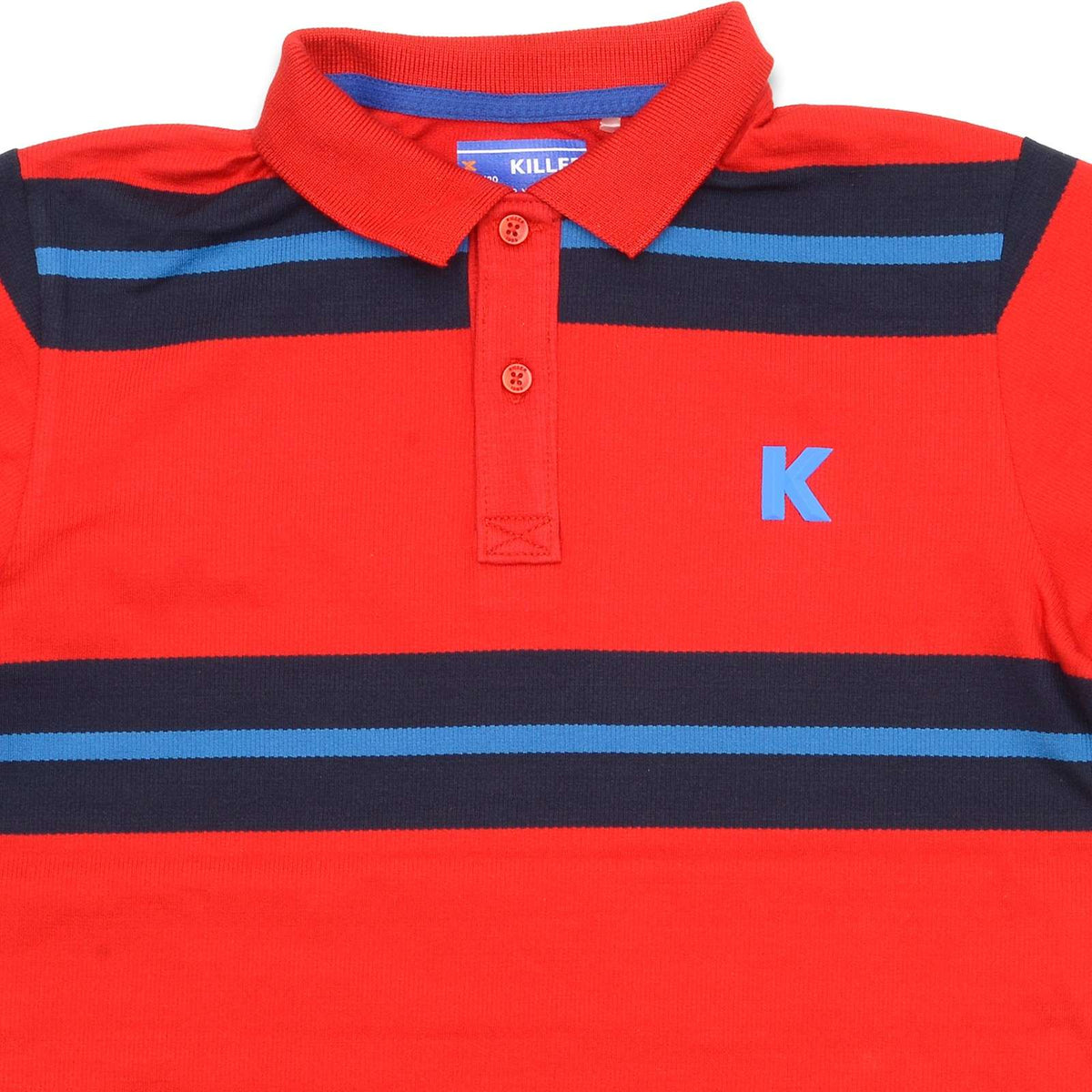 Junior Killer Red Polo Neck Full Sleeve T-Shirts