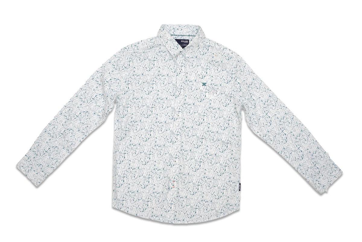 Junior Killer White Slim Fit Shirts