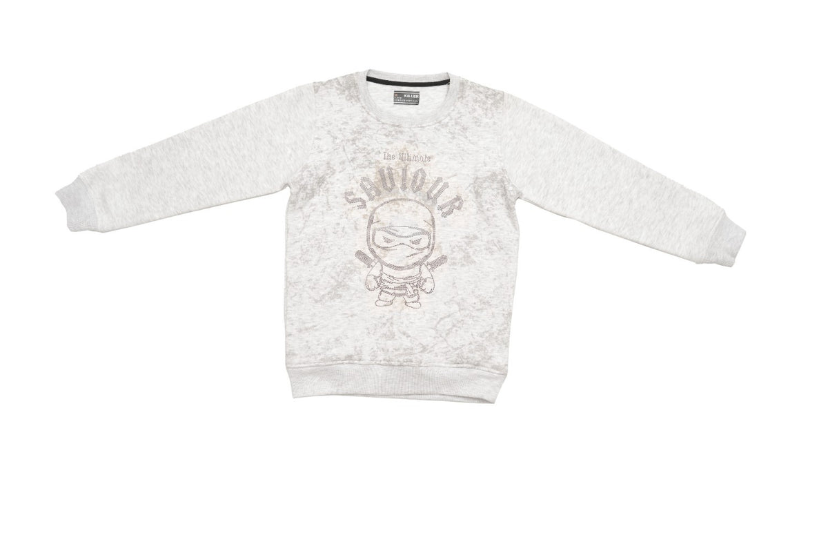 Junior Killer Grey Melange Sweat Shirts