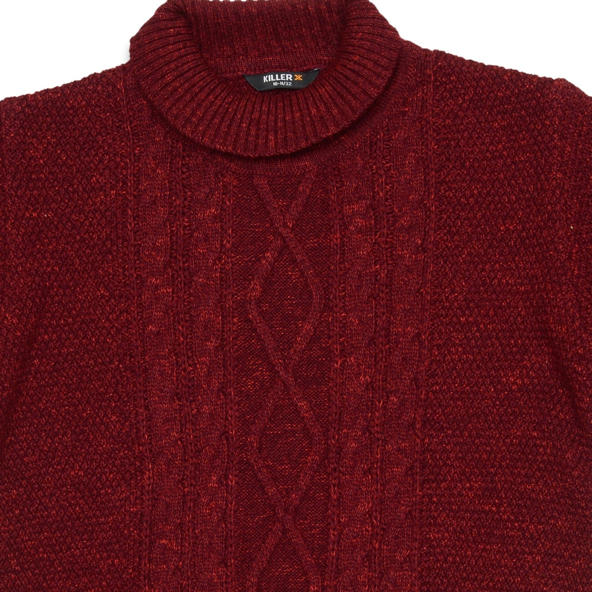 Junior Killer Maroon High Neck Sweaters