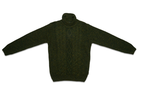 Junior Killer Dark Green High Neck Sweaters
