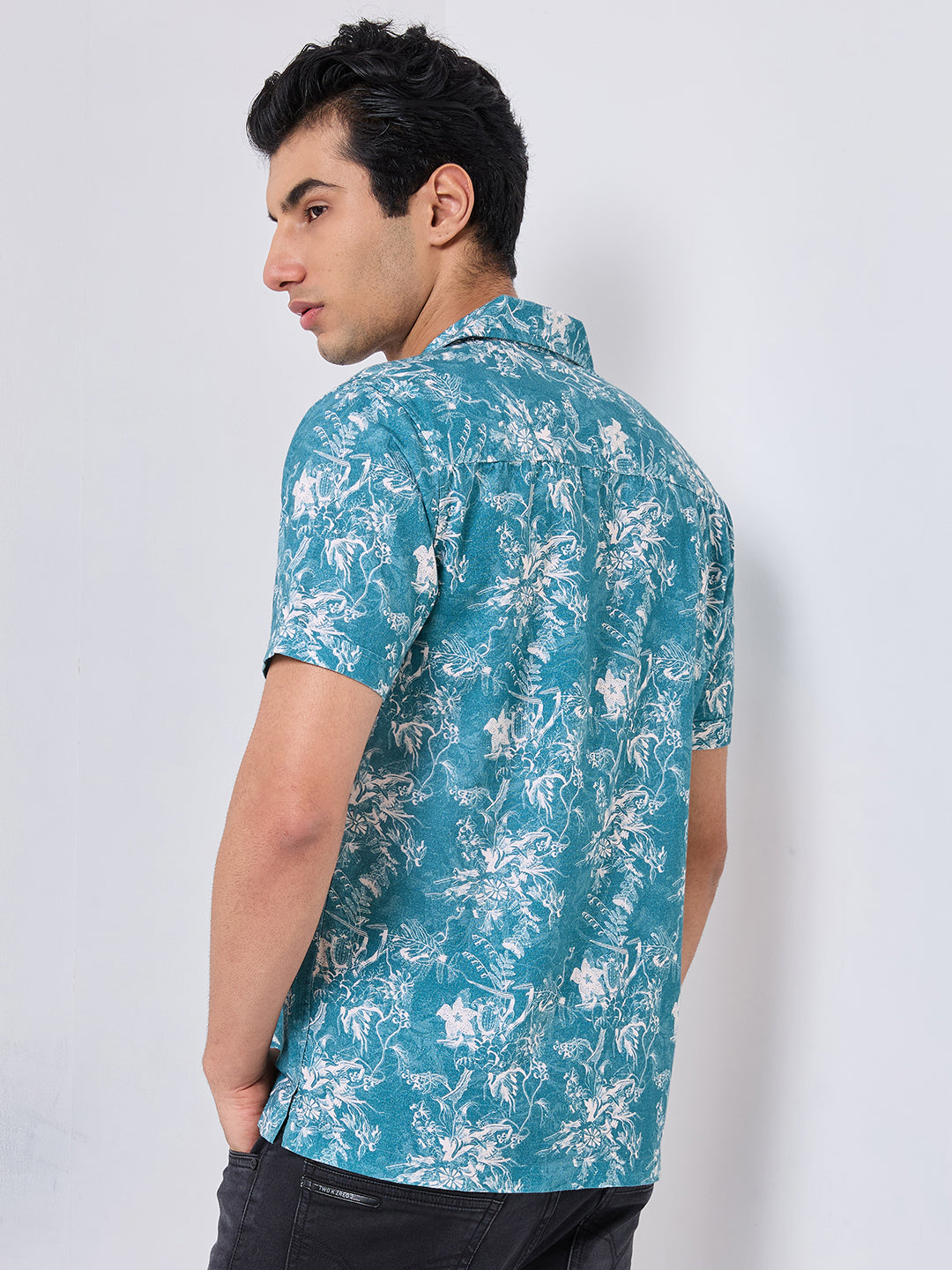 Killer Men Printed Half Sleeve Regular Fit Shirts