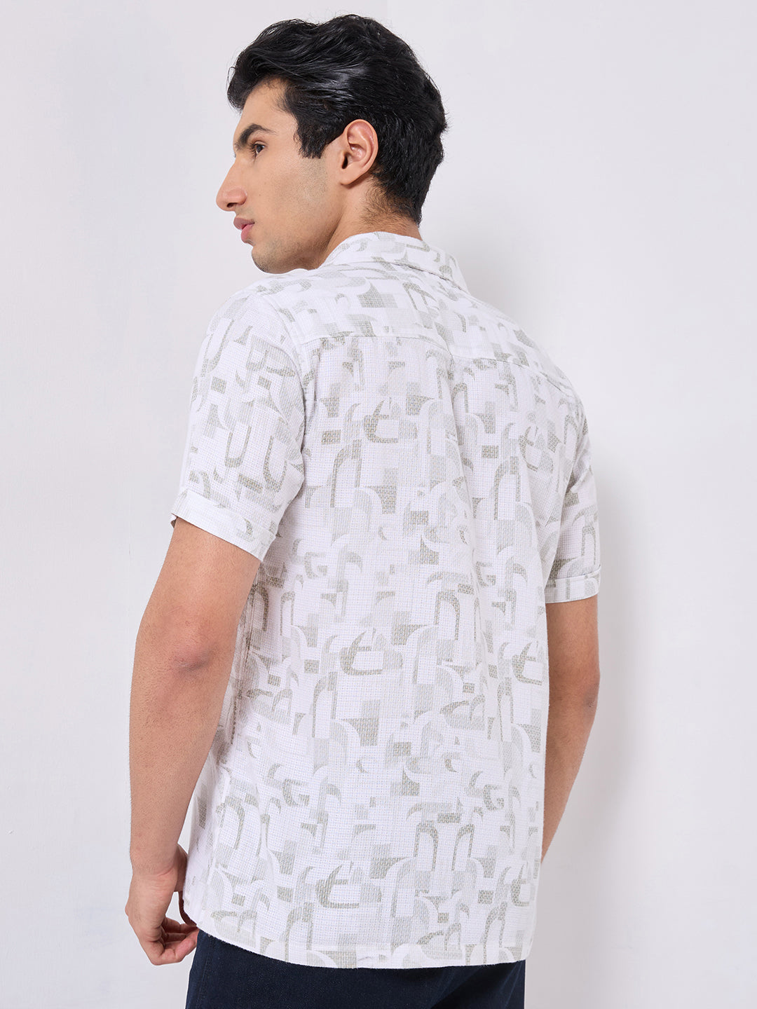 Killer Men Printed Half Sleeve Regular Fit Shirts
