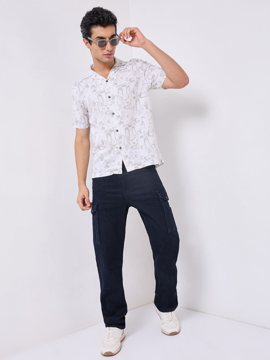 Killer Men Printed Half Sleeve Regular Fit Shirts