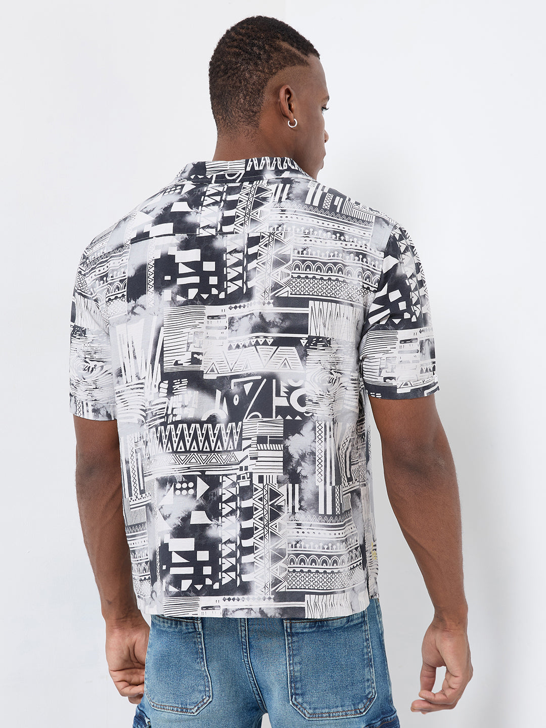 Killer Men Printed Half Sleeve Regular Fit Shirts