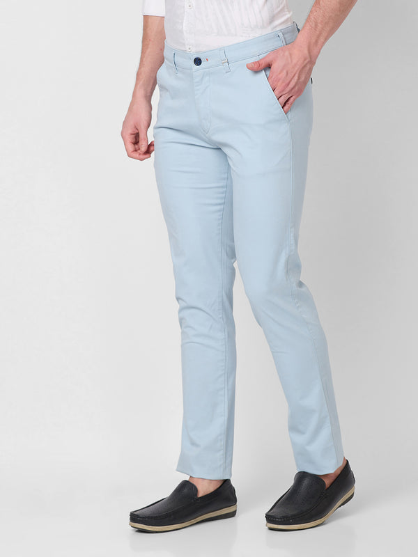 Killer Men Light Blue Slim Fit Trousers