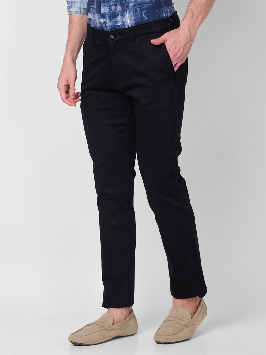 Killer Men Balck Slim Fit Trousers