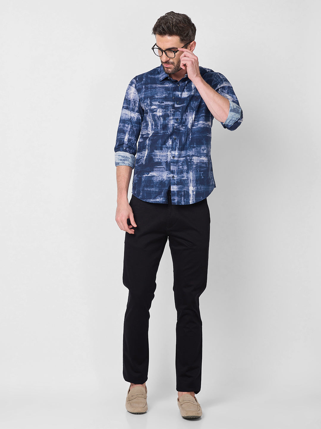 Killer Men Balck Slim Fit Trousers