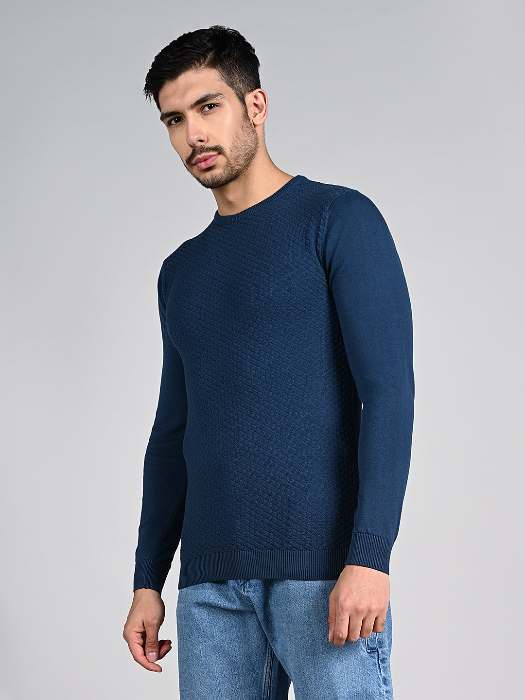 Killer Men Blue Flat Knits