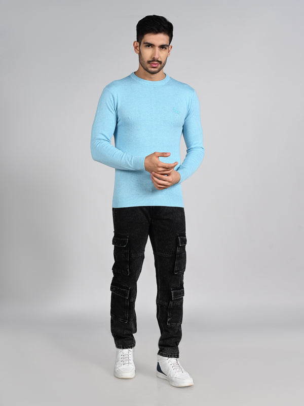 Killer Men Light Blue Flat Knits