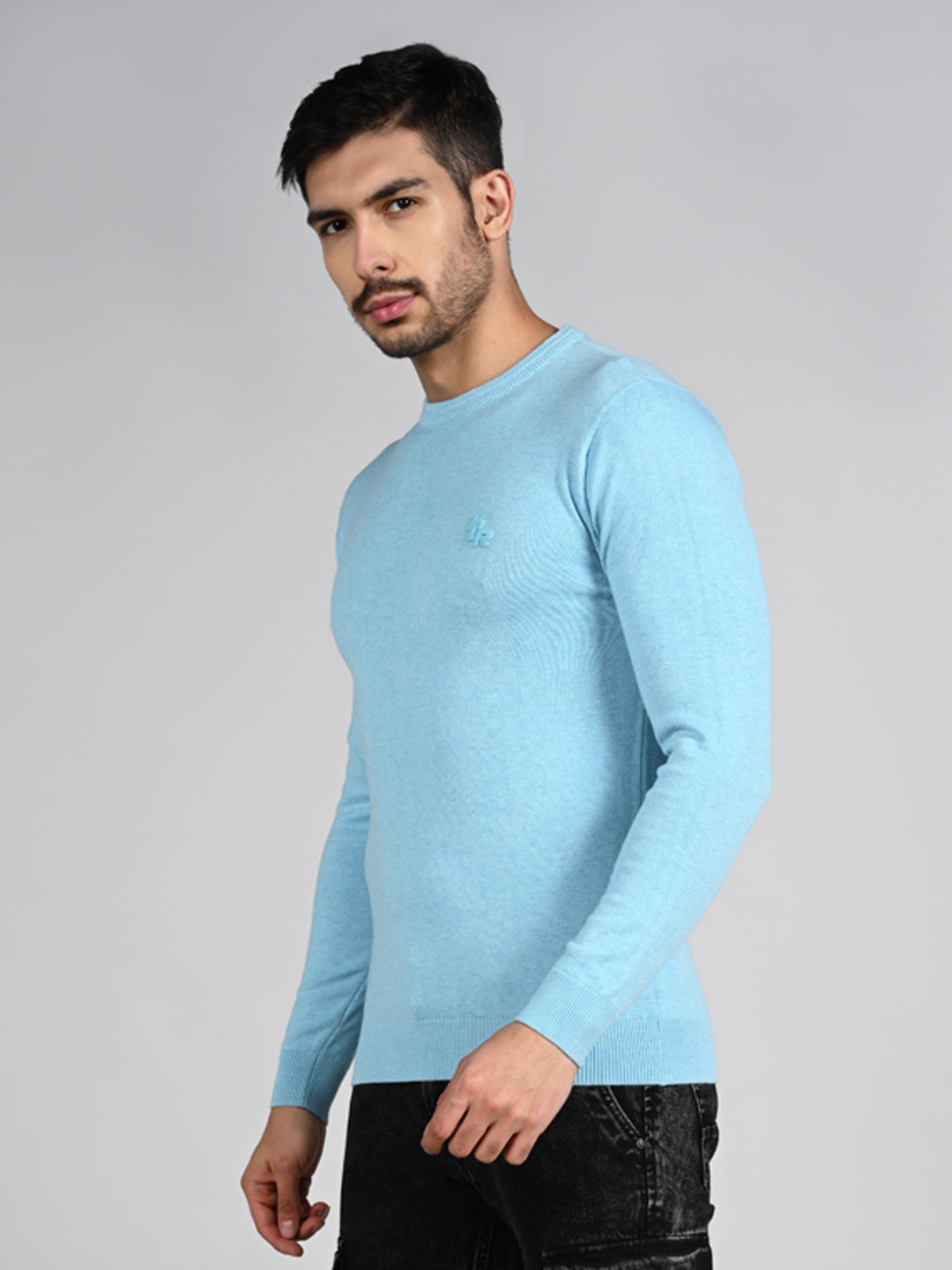 Killer Men Light Blue Flat Knits