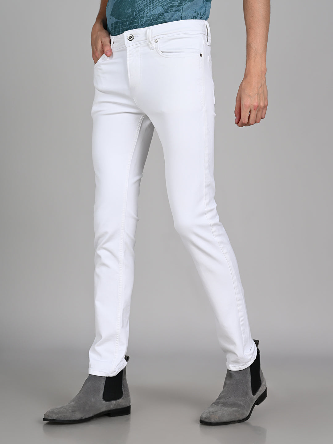 Killer Men White Slim Fit Jeans