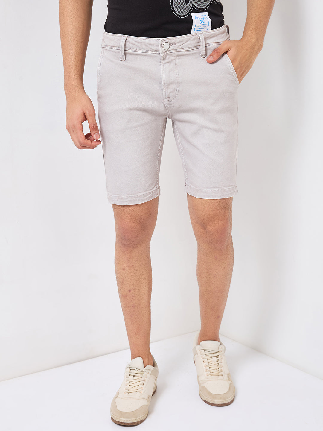 Killer Men Fawn Solid Shorts