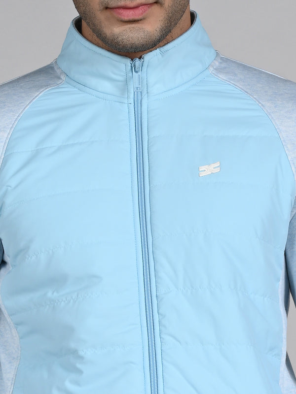 Killer Men High Neck Light Blue Sweat Shirts