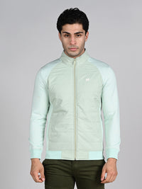 Killer Men High Neck Light Green Sweat Shirts