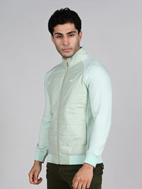 Killer Men High Neck Light Green Sweat Shirts
