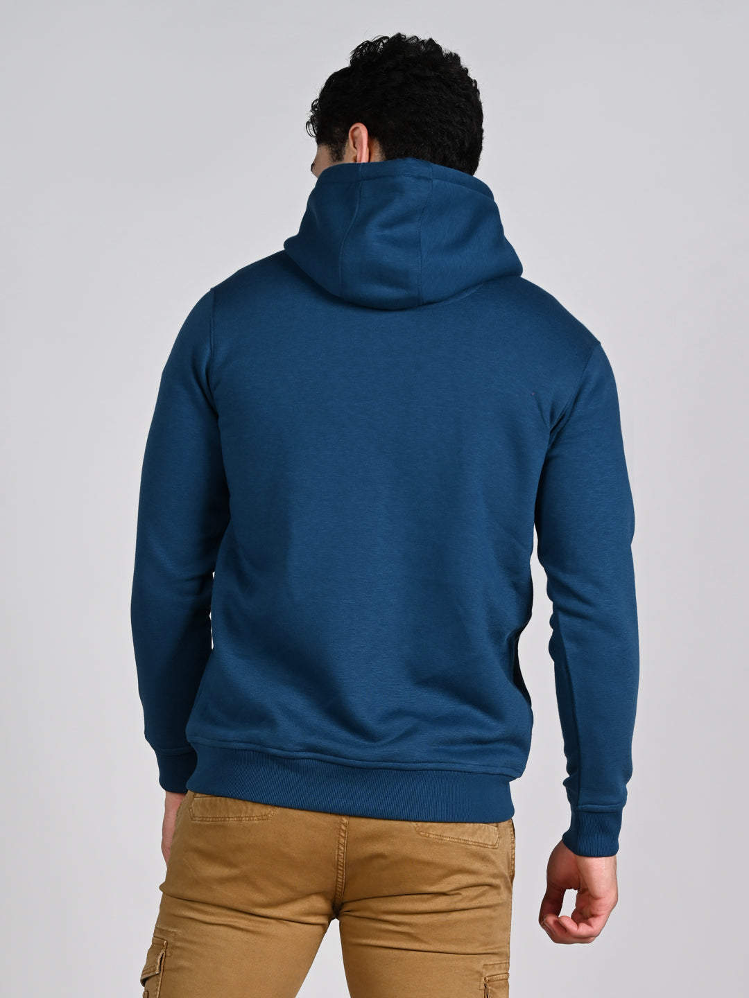 Killer Men Teal Blue Hooded Sweat Shirts