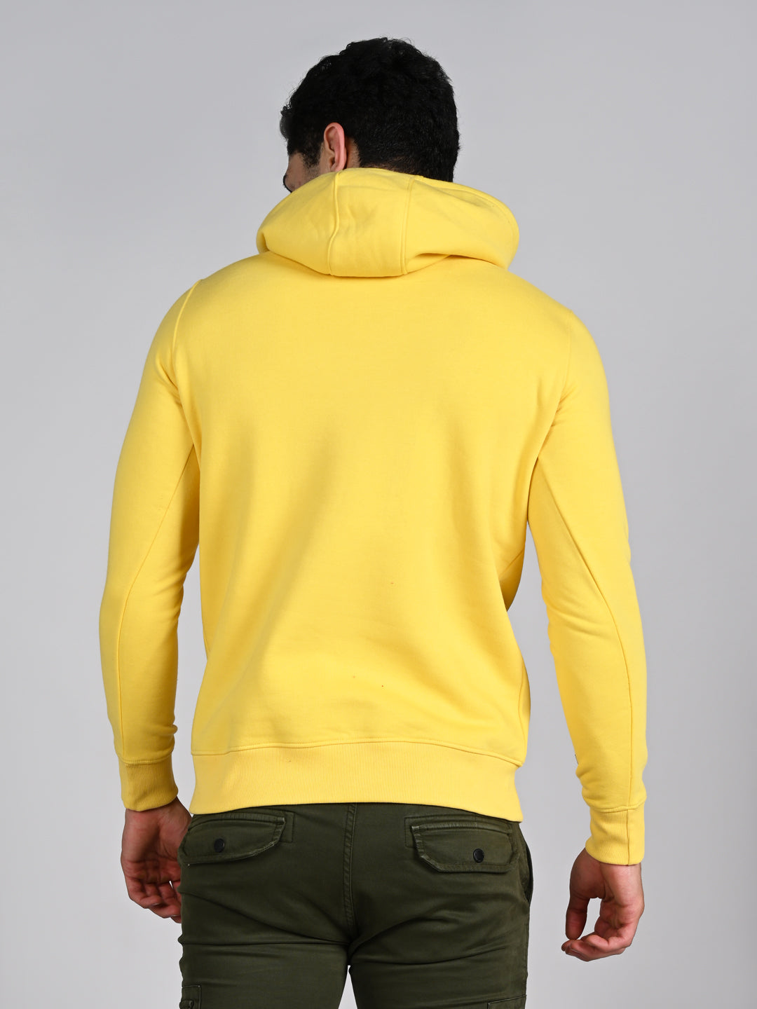 Killer Men Yellow Hooded Sweat Shirts
