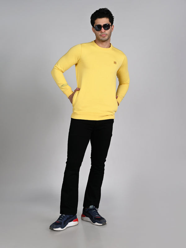 Killer Men Yellow Sweat Shirts