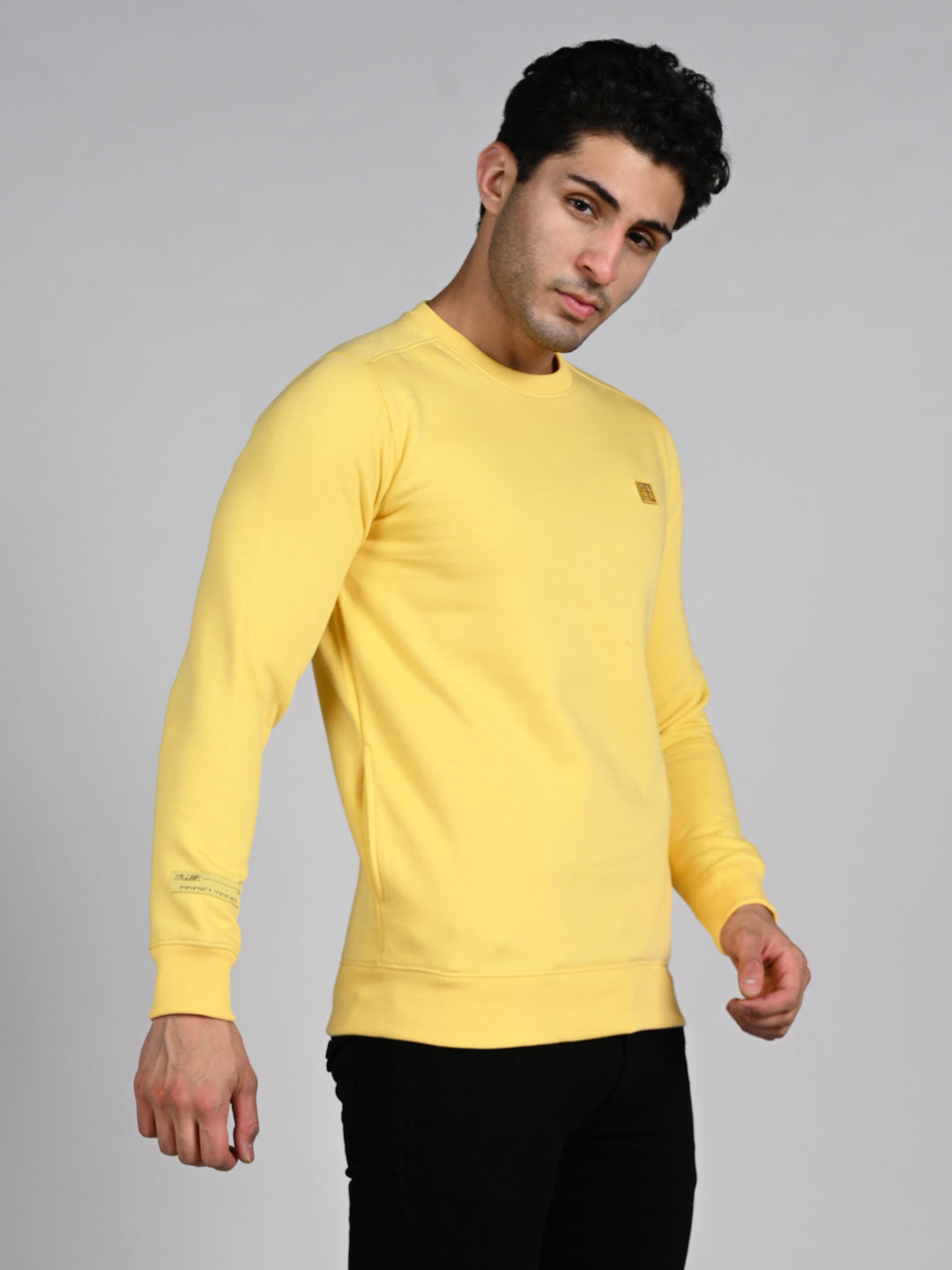 Killer Men Yellow Sweat Shirts