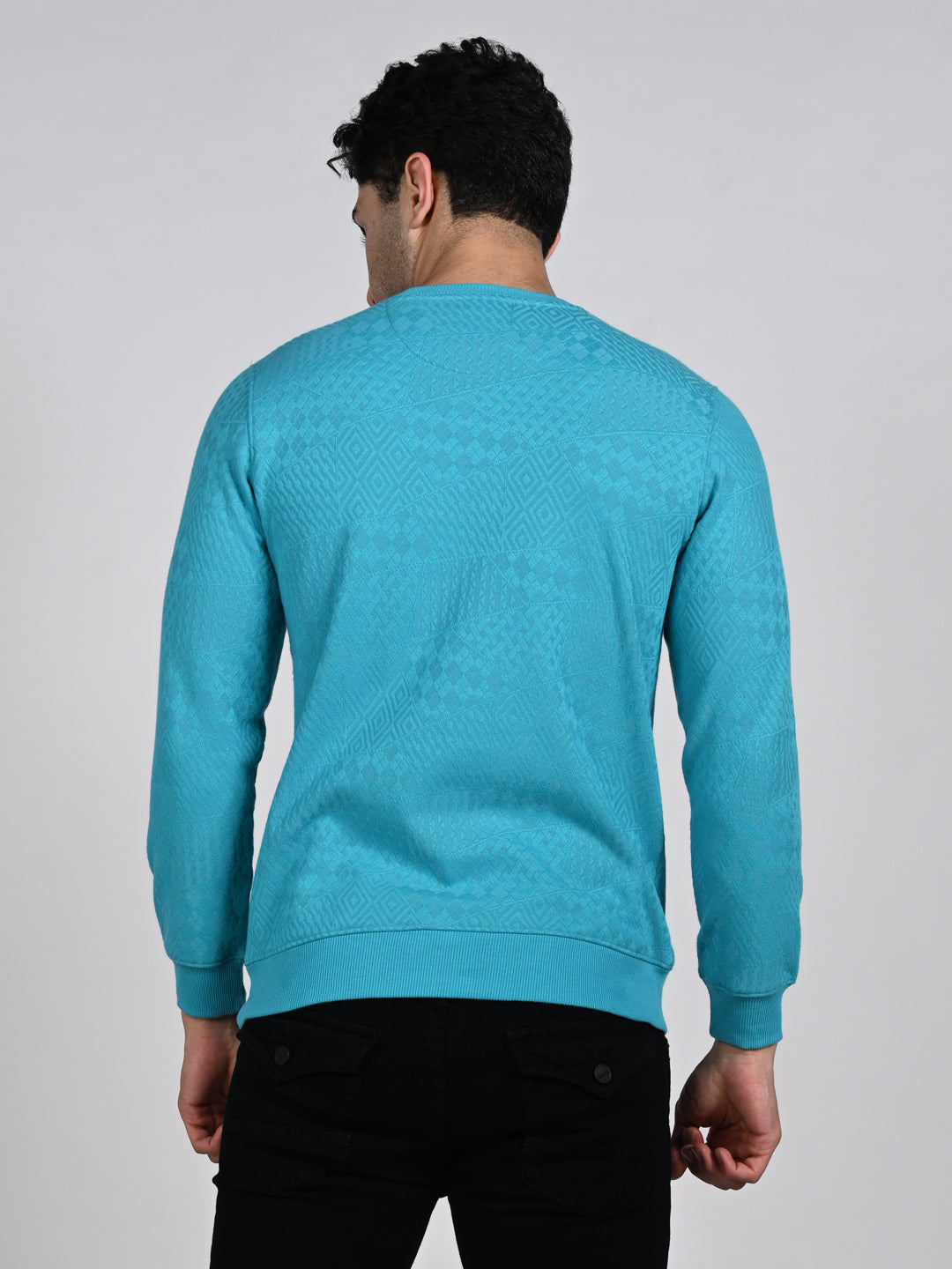Killer Men Turquoise Blue Sweat Shirts