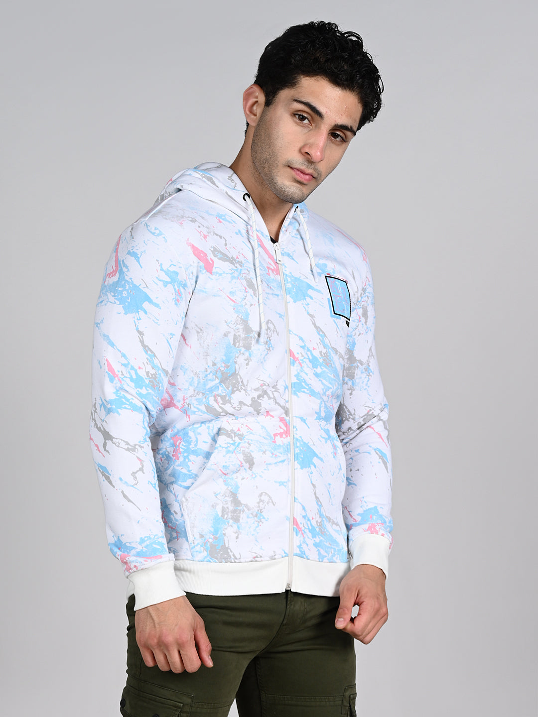 Killer Men White Hooded Sweat Shirts