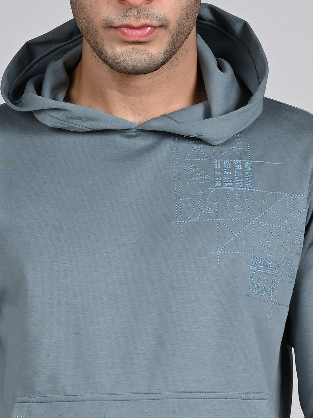 Killer Men Blue Hooded Sweat Shirts