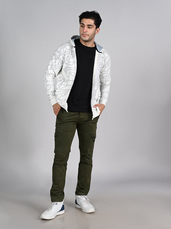 Killer Men White Hooded Sweat Shirts