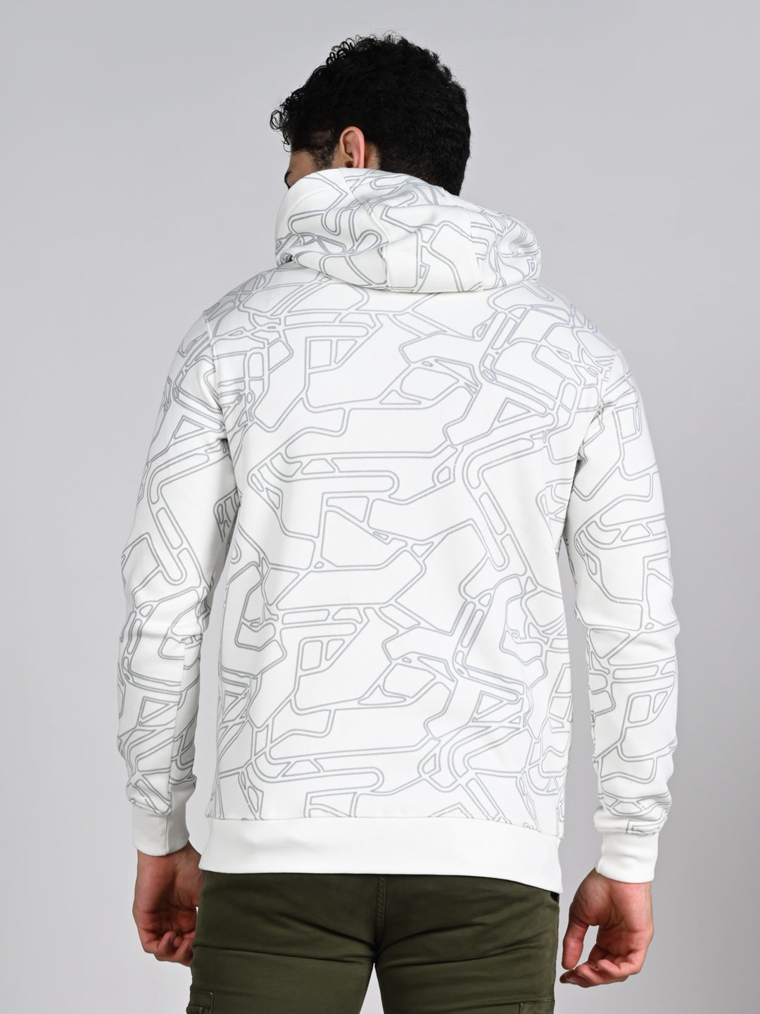 Killer Men White Hooded Sweat Shirts