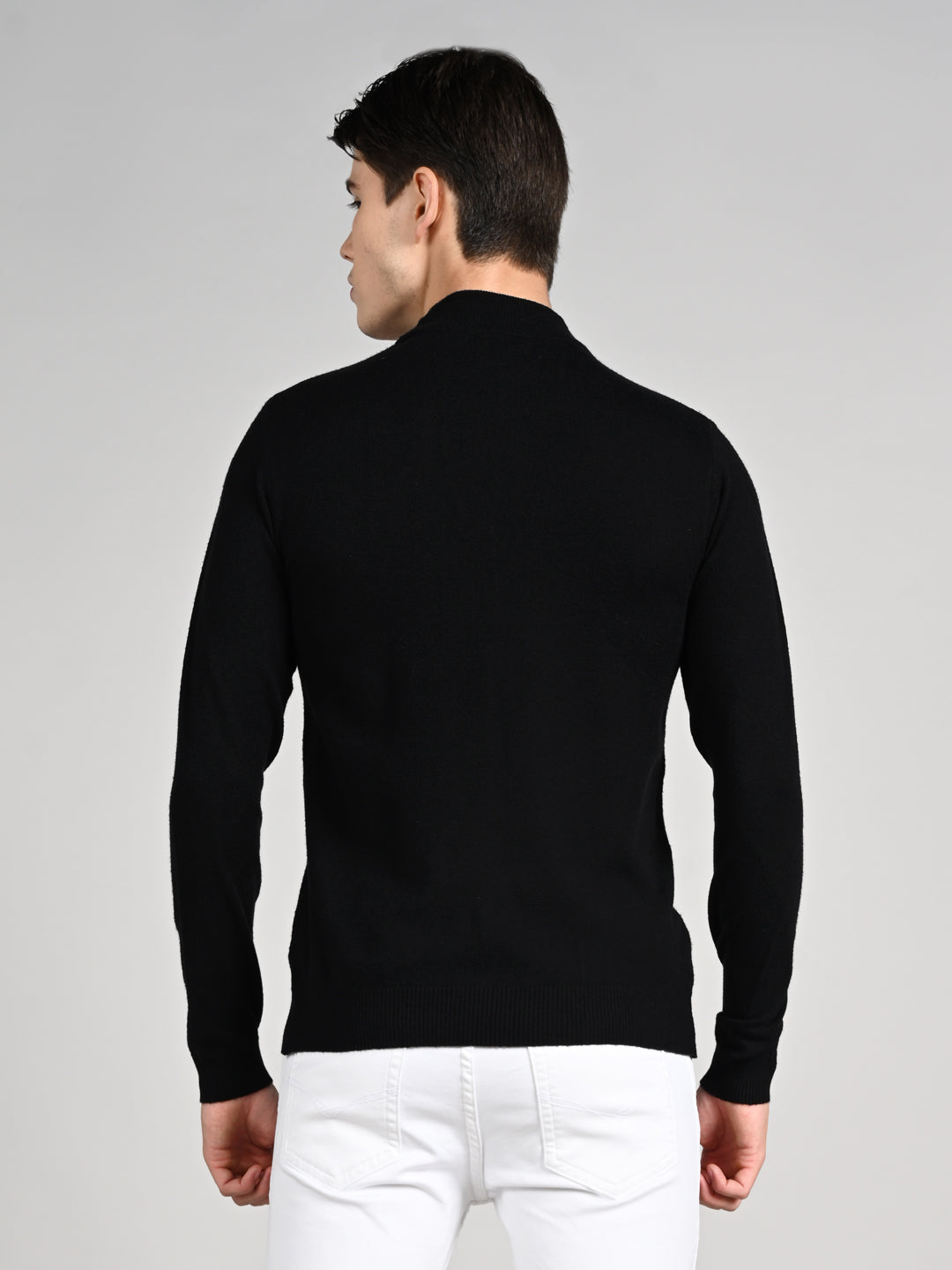 Killer Men High Neck Black Sweaters