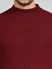 Killer Men High Neck Wine Sweaters