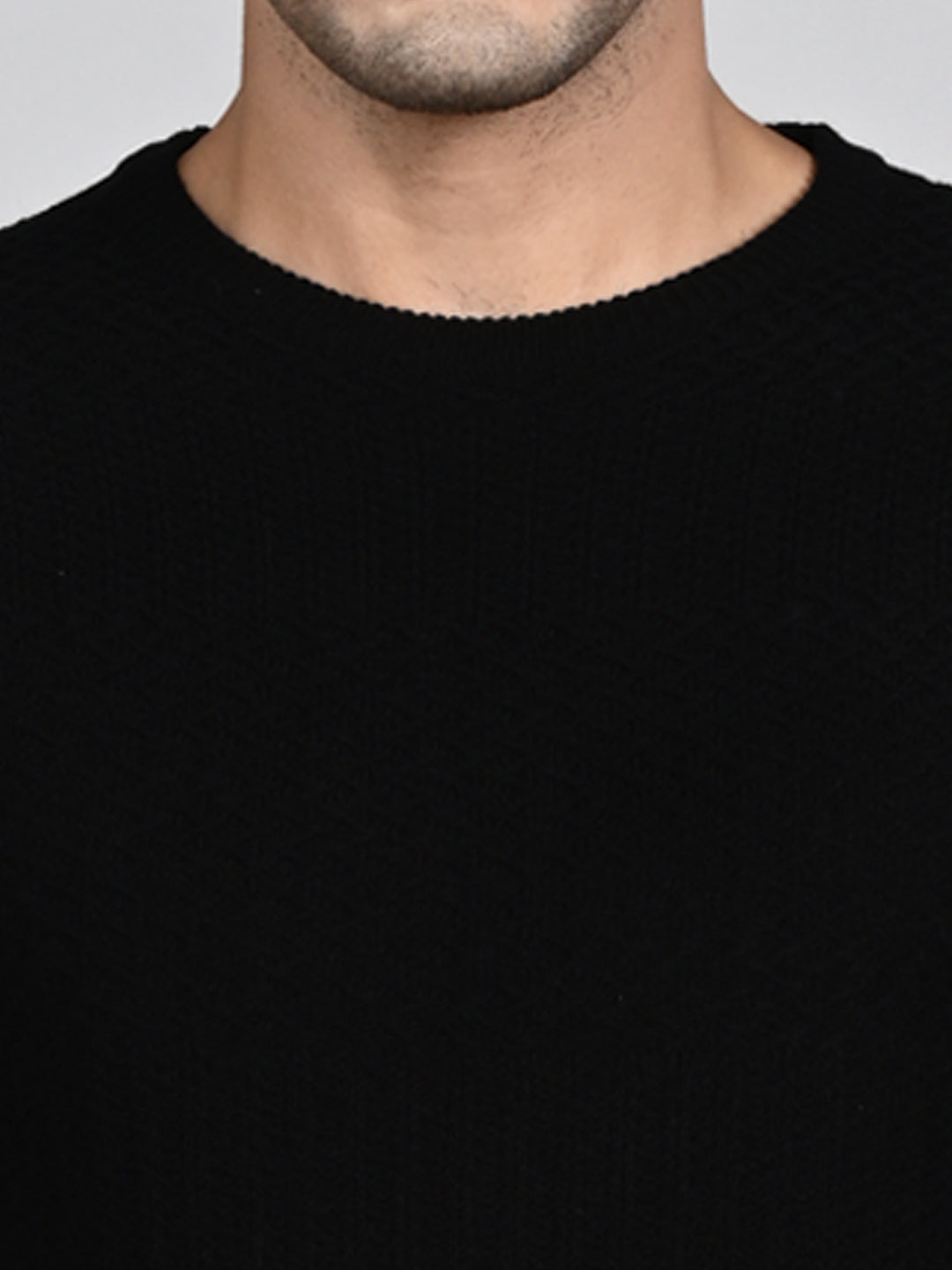 Killer Men Round Neck Balck Sweaters