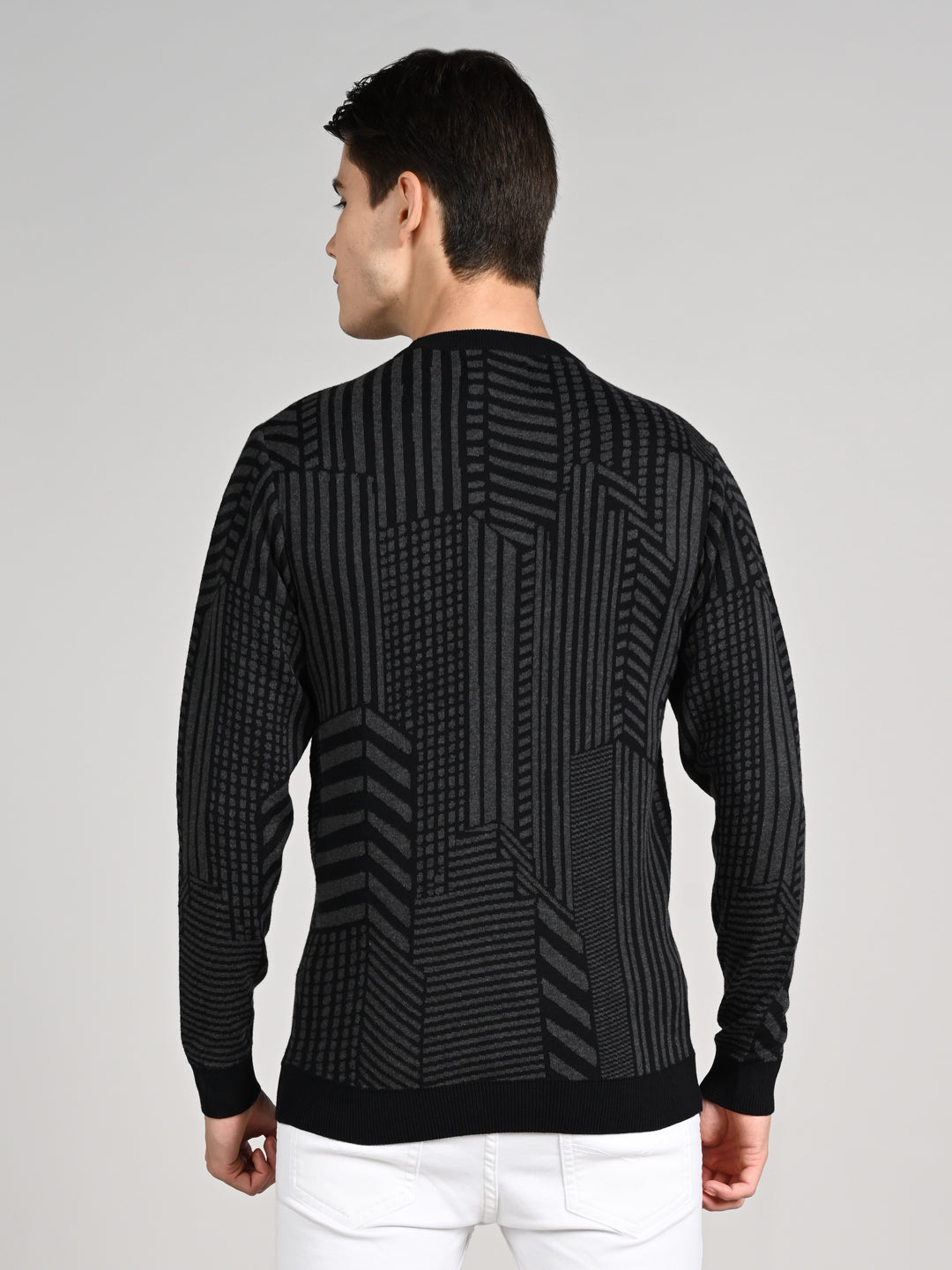 Killer Men Round Neck Balck Sweaters