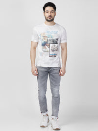 Killer Men Light Grey Solid Slim Fit Jeans