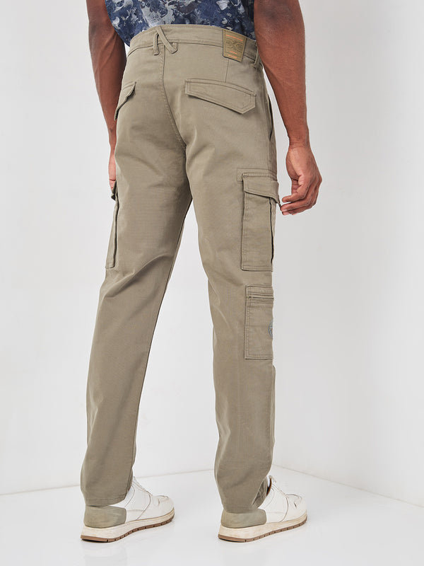 Killer Men Khaki Solid Cargo