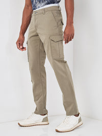 Killer Men Khaki Solid Cargo