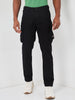 Killer Men Black Solid Cargo